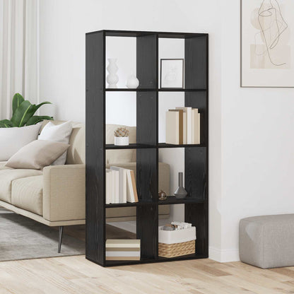 vidaXL Book Cabinet 8-Tier 69.5 x 29 x 137.5 cm Engineered Wood