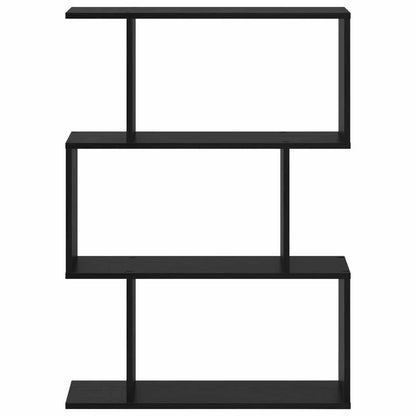 vidaXL Book Cabinet Black Oak 70 x 24 x 97 cm Engineered Wood