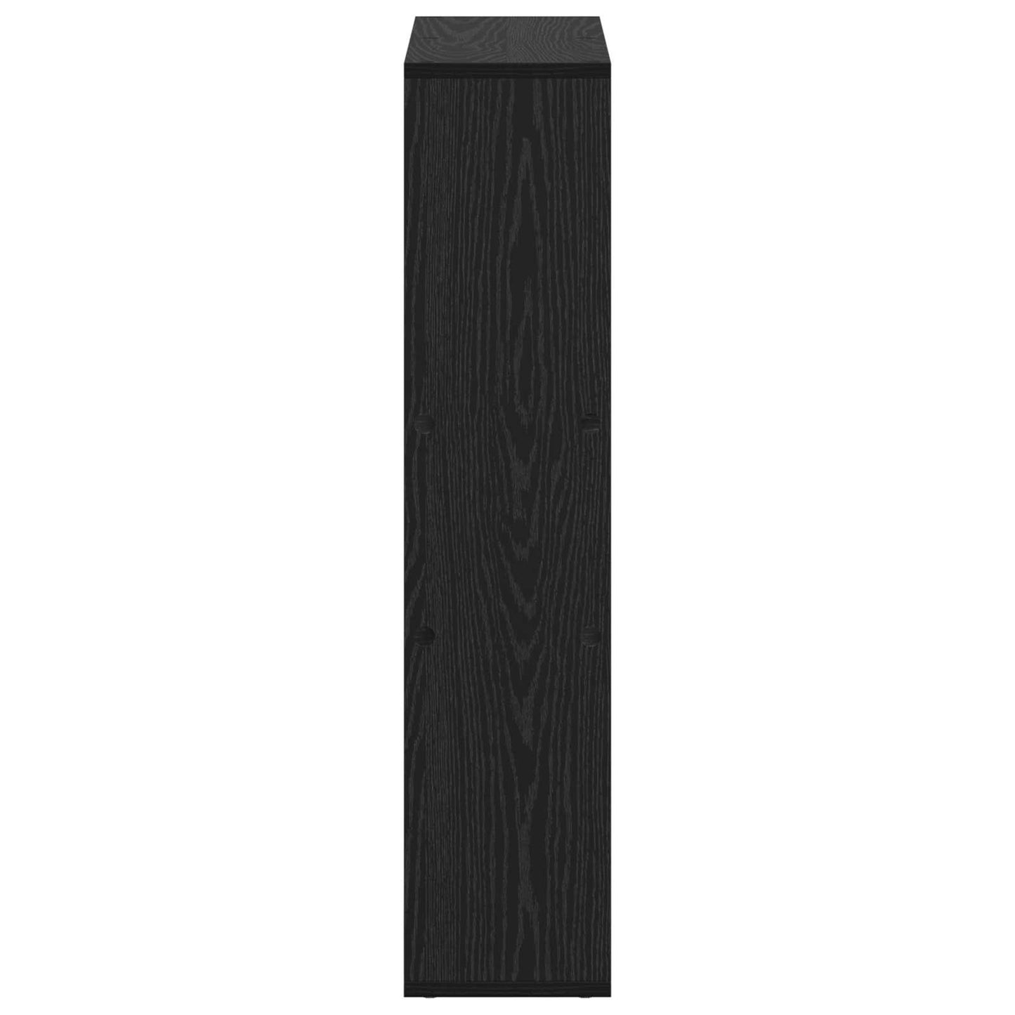 vidaXL Book Cabinet 7-Tier 63 x 20 x 90 cm Engineered Wood Black Oak