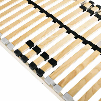 vidaXL Slatted Bed Base Brown 80 x 190 cm Solid Beech Wood