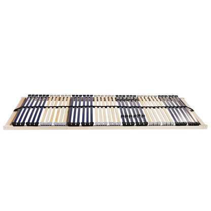 vidaXL Slatted Bed Base Brown 70 x 190 cm Solid Beech Wood