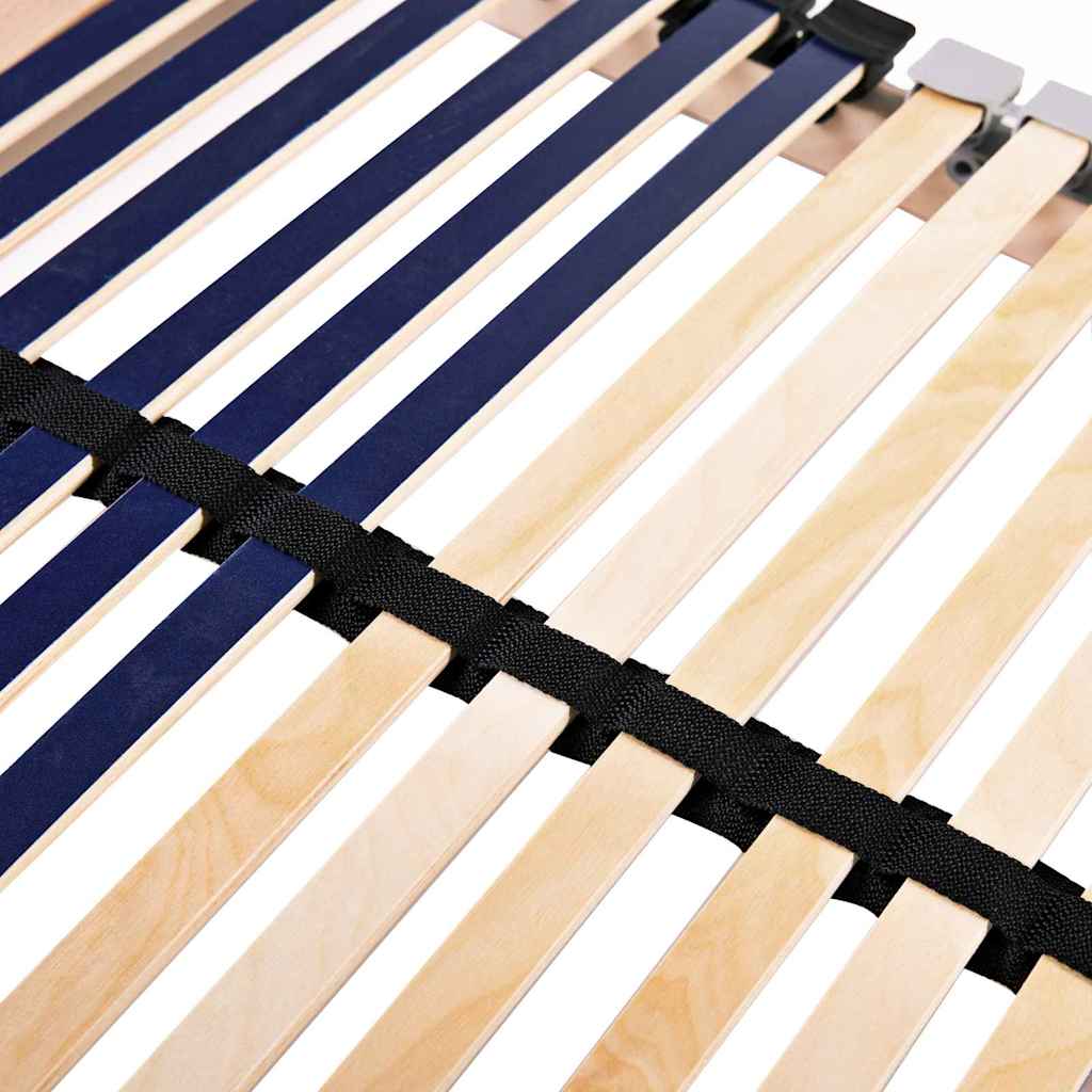 vidaXL Slatted Bed Base Brown 70 x 190 cm Solid Beech Wood