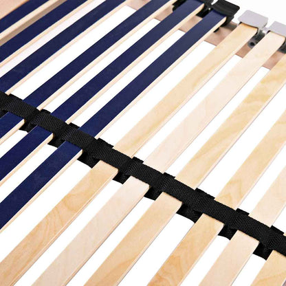 vidaXL Slatted Bed Base Brown 70 x 190 cm Solid Beech Wood