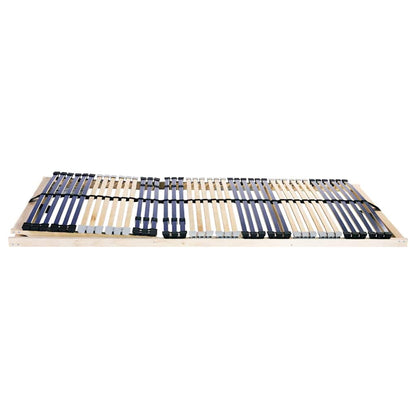 vidaXL Slatted Bed Base Brown 70 x 190 cm Solid Beech Wood