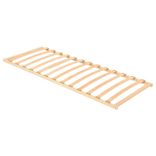 vidaXL Slatted Bed Base Brown 70 x 190 cm Solid Beech Wood