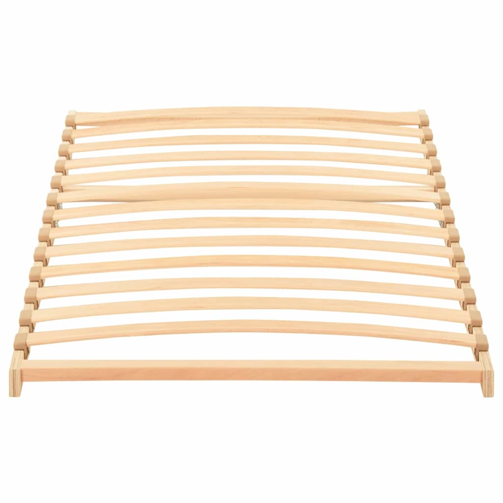 vidaXL Slatted Bed Base Brown 70 x 190 cm Solid Beech Wood