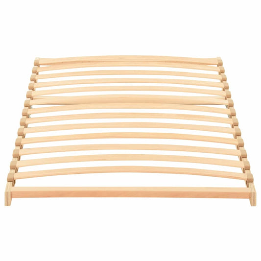 vidaXL Slatted Bed Base Brown 70 x 190 cm Solid Beech Wood