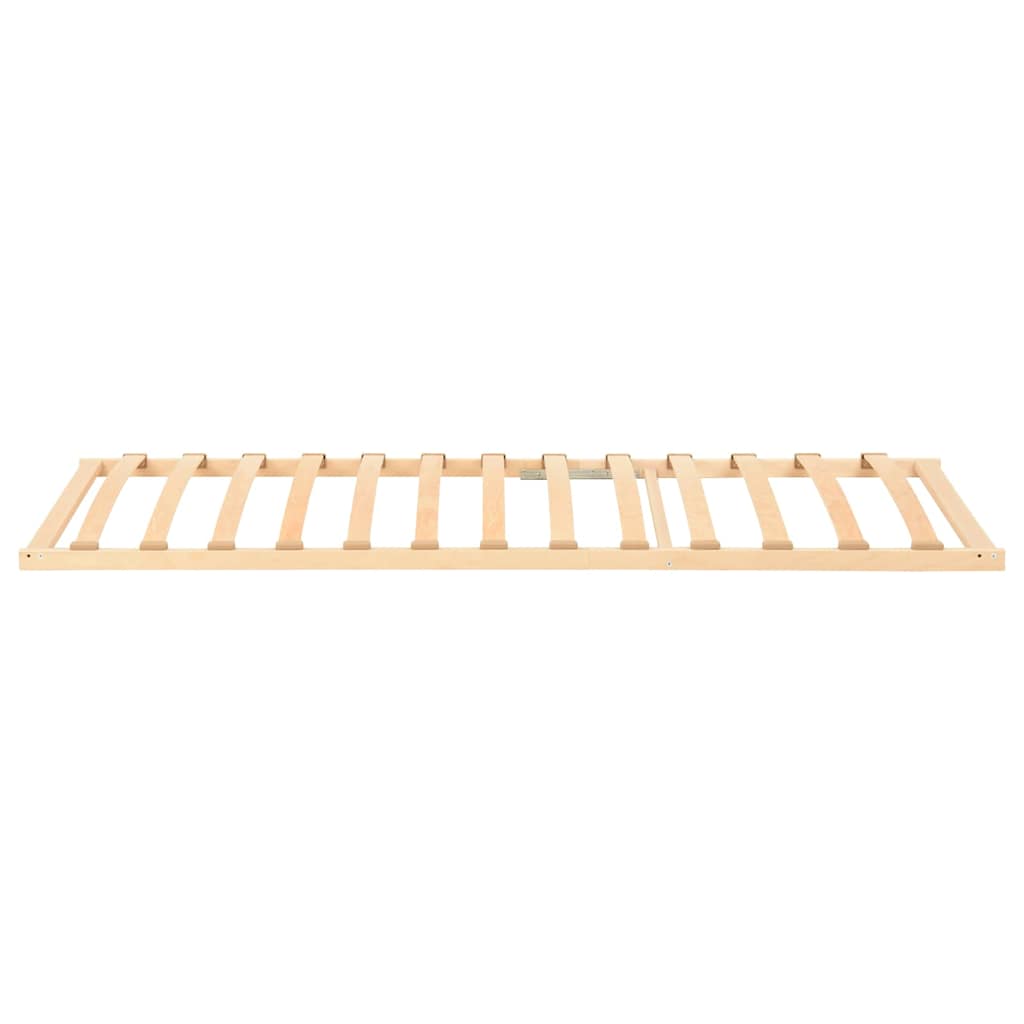 vidaXL Slatted Bed Base Brown 70 x 190 cm Solid Beech Wood