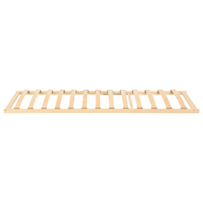 vidaXL Slatted Bed Base Brown 70 x 190 cm Solid Beech Wood