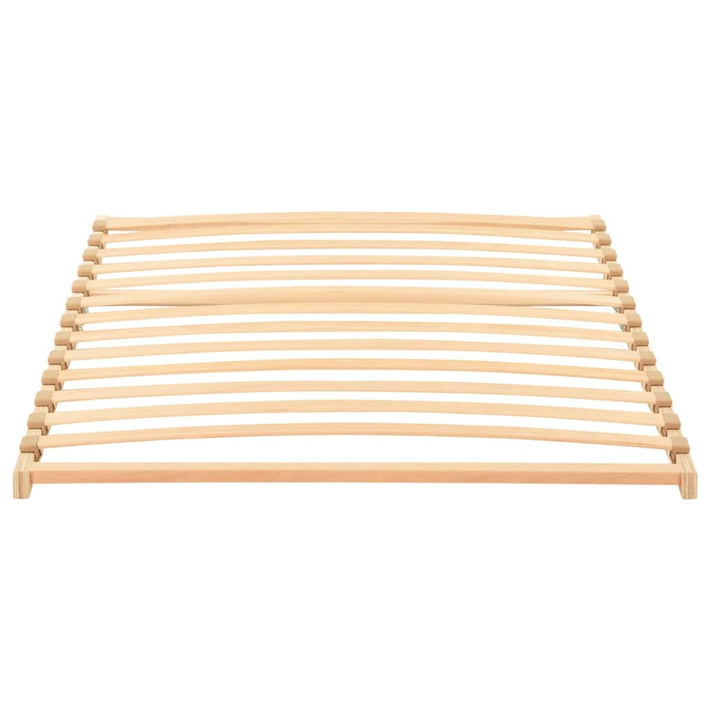 vidaXL Slatted Bed Base Brown 100 x 190 cm Solid Beech Wood