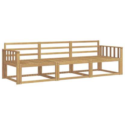 vidaXL Outdoor Sofa Set 3 pcs White 249.5 x 83 x 73 cm