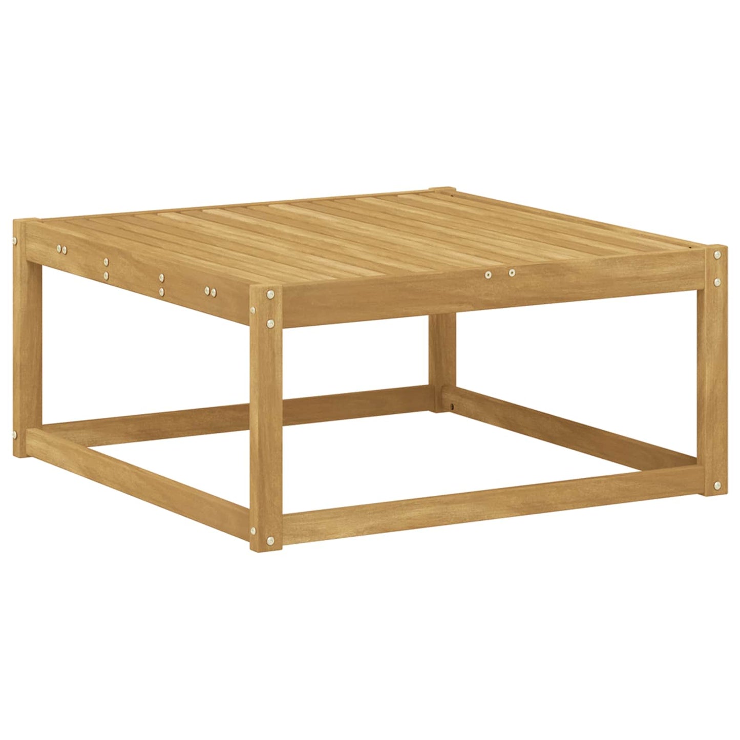 vidaXL Outdoor Sofa Set 6 pcs White 79 x 79 x 37 cm Solid Acacia Wood
