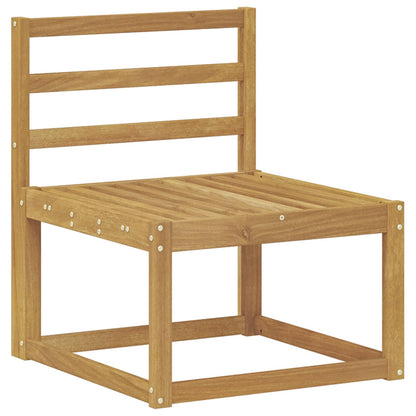 vidaXL Outdoor Sofa Set 6 pcs White Solid Acacia Wood