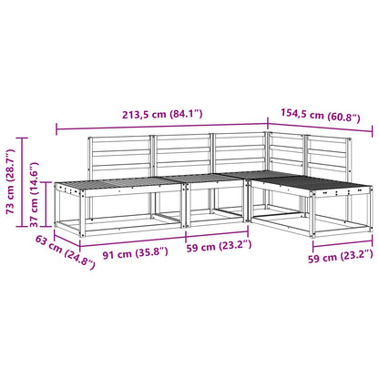 vidaXL Outdoor Sofa Set
