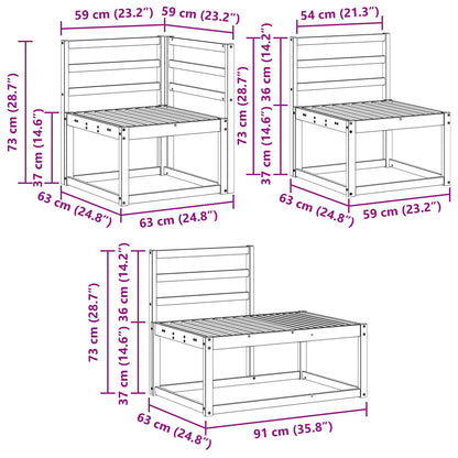 vidaXL Outdoor Sofa Set