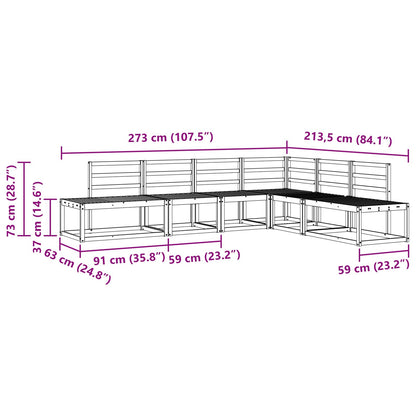 vidaXL Outdoor Sofa Set