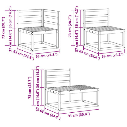 vidaXL Outdoor Sofa Set