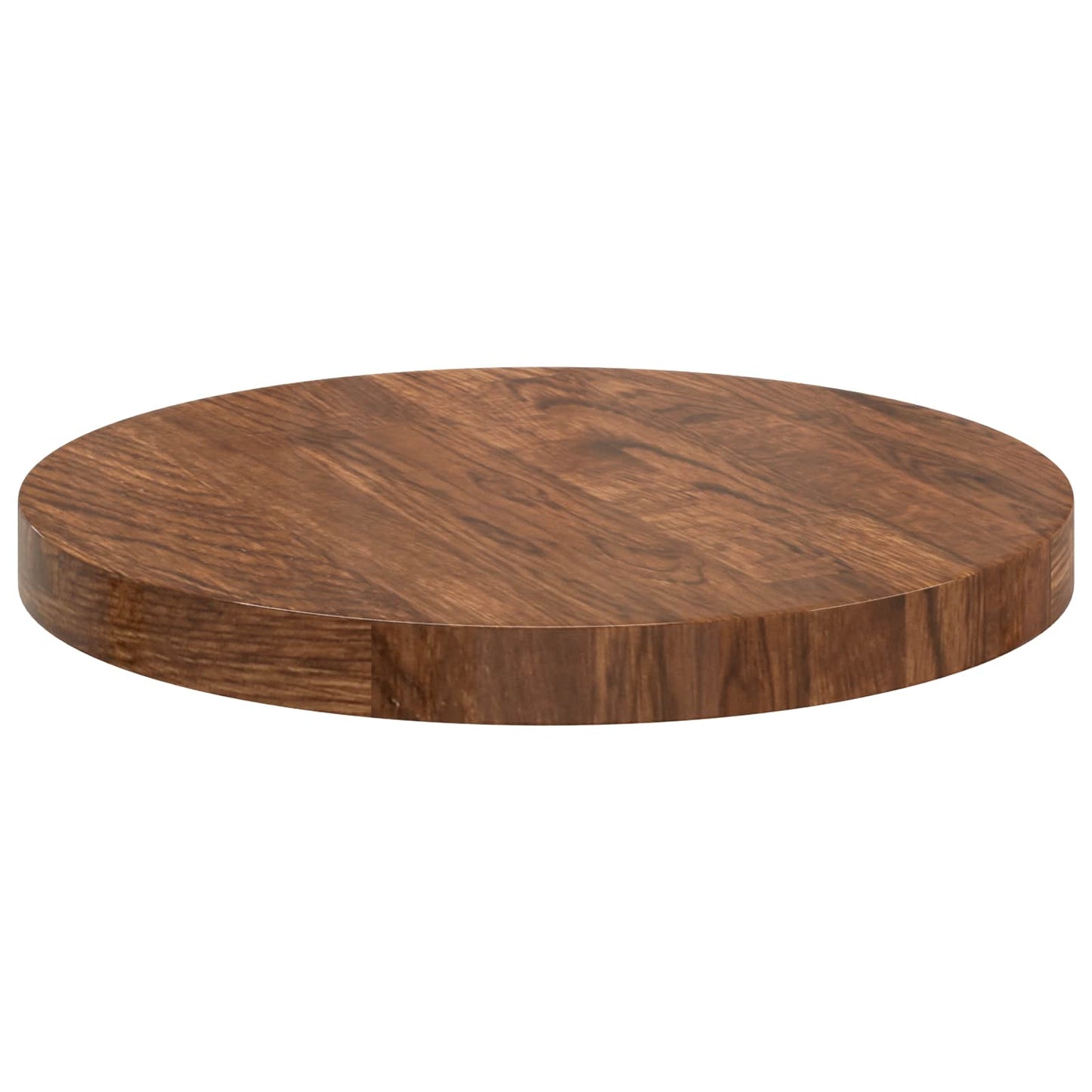 vidaXL Table Top Light Brown Ø 30 x 2.5 cm Solid Oak Wood