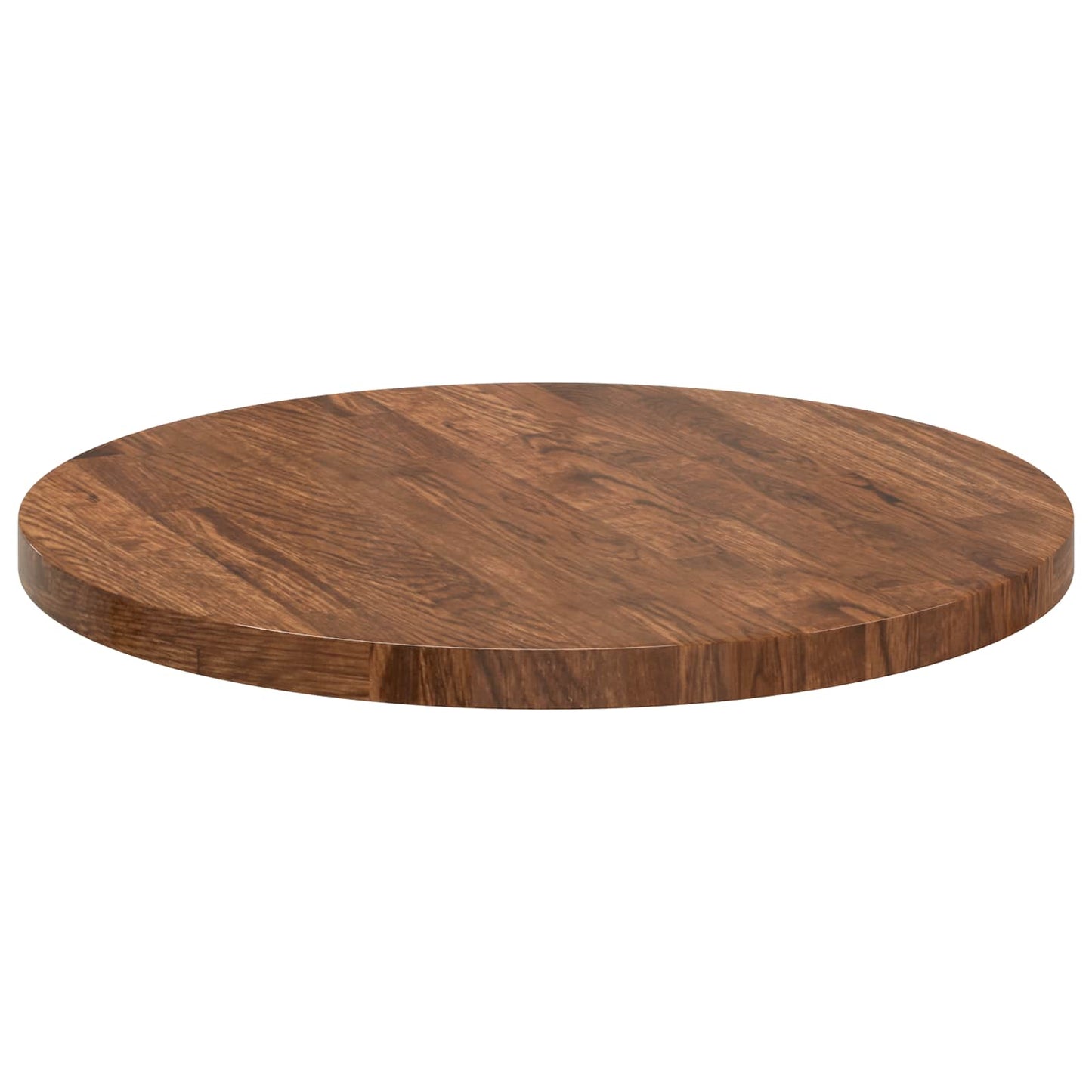 vidaXL Table Top Light Brown Ø 50 x 2.5 cm Solid Oak Wood