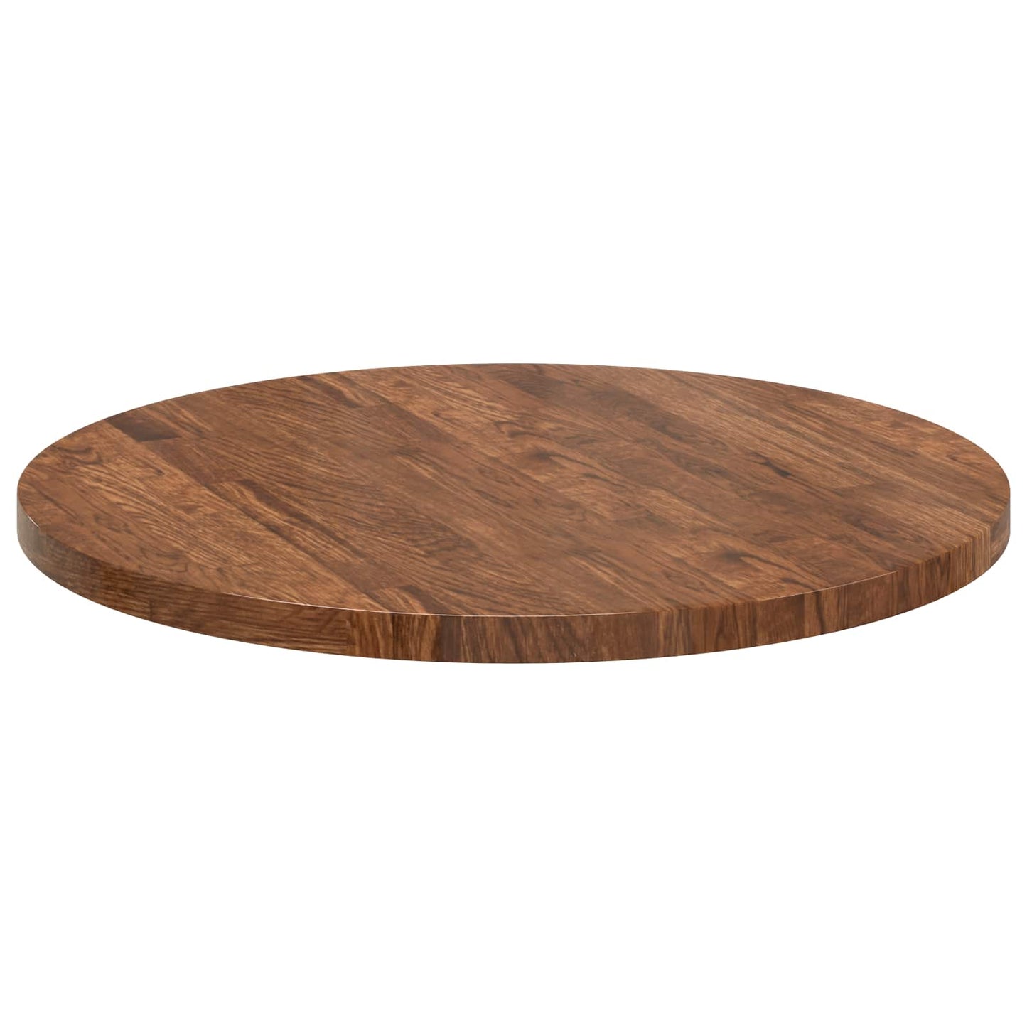 vidaXL Table Top Light Brown Ø 60 x 2.5 cm Solid Oak Wood