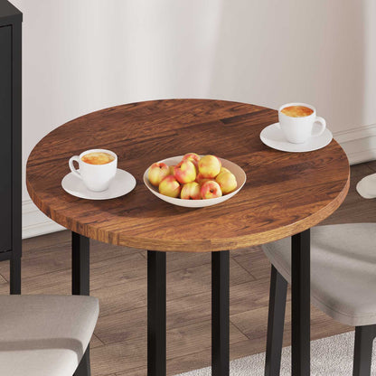 vidaXL Table Top Light Brown Ø 70 x 2.5 cm Solid Oak Wood