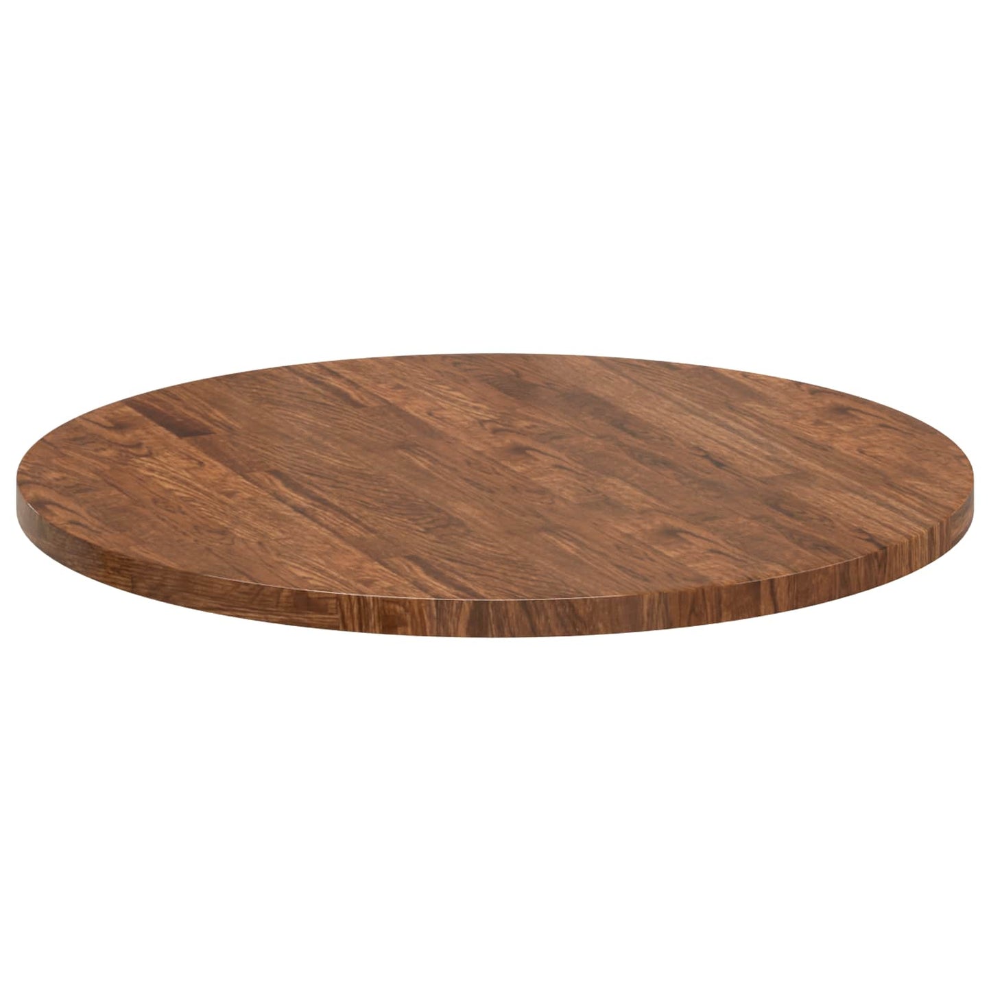 vidaXL Table Top Light Brown Ø 70 x 2.5 cm Solid Oak Wood
