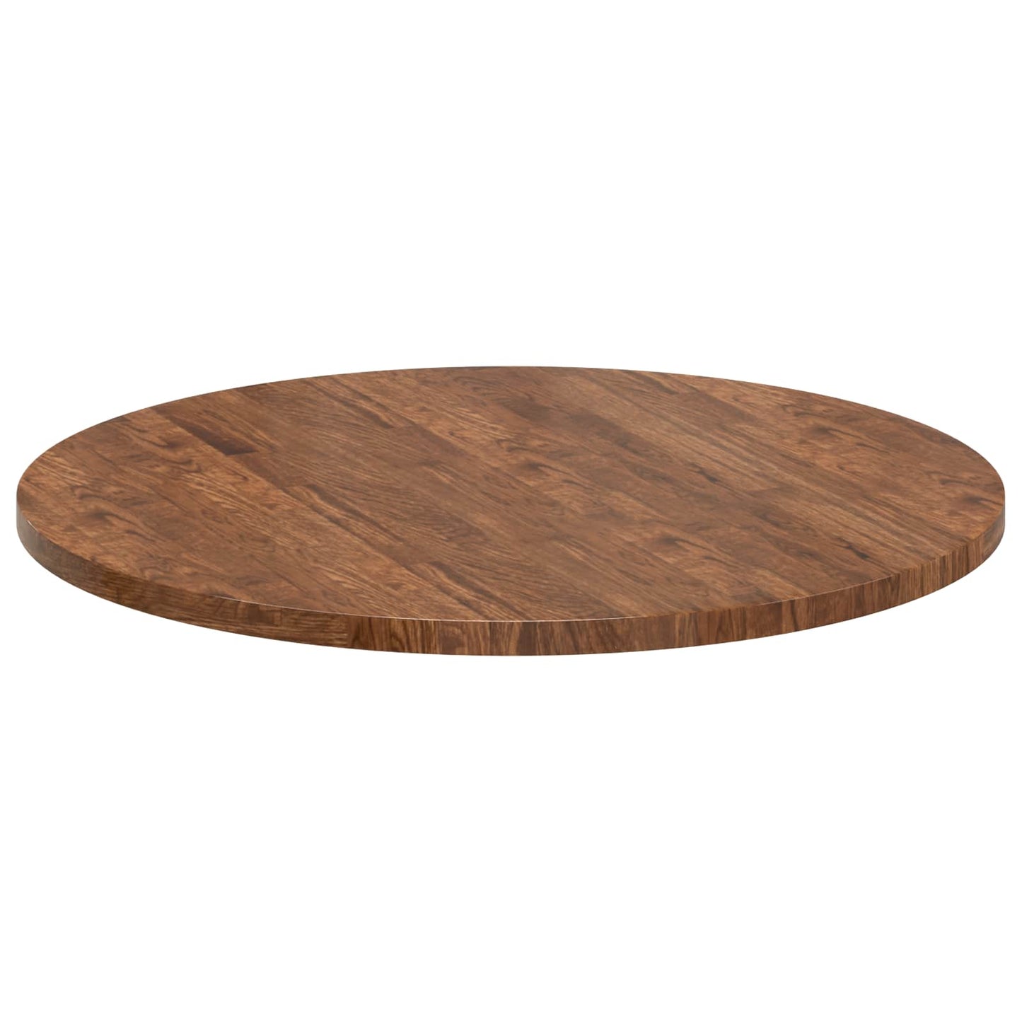 vidaXL Table Top Light Brown Ø 80 x 2.5 cm Solid Oak Wood