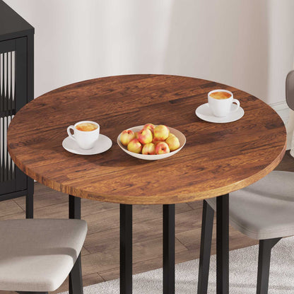 vidaXL Table Top Light Brown Ø 90 x 2.5 cm Solid Oak Wood