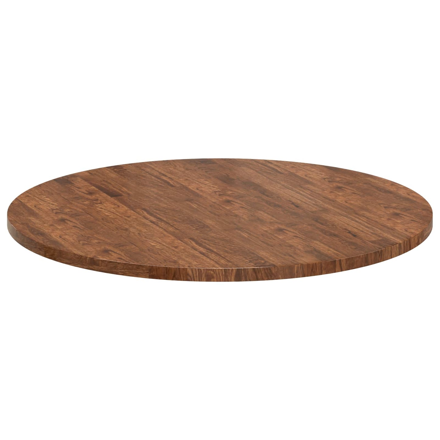 vidaXL Table Top Light Brown Ø 90 x 2.5 cm Solid Oak Wood