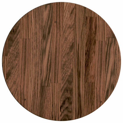 vidaXL Table Top Dark Brown Ø 40 x 2.5 cm Solid Oak Wood