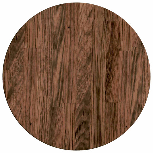 vidaXL Table Top Dark Brown Ø 40 x 2.5 cm Solid Oak Wood