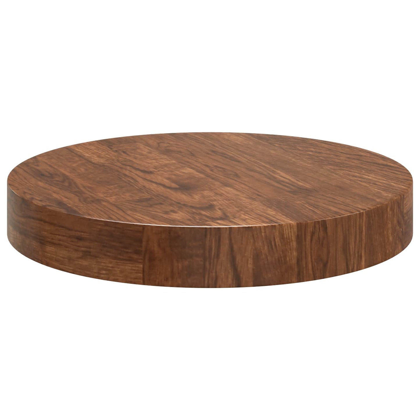 vidaXL Table Top Light Brown Ø 30 x 4 cm Solid Oak Wood