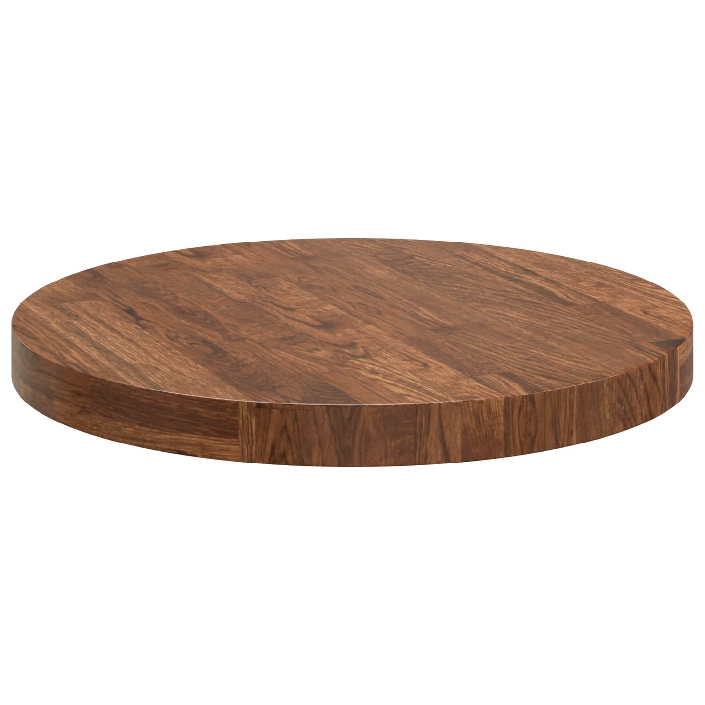 vidaXL Table Top Light Brown Ø 50 x 4 cm Solid Oak Wood