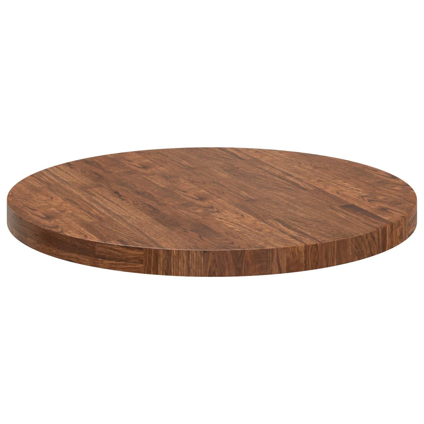 vidaXL Table Top Light Brown Ø 70 x 4 cm Solid Oak Wood