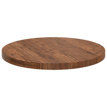 vidaXL Table Top Light Brown Ø 70 x 4 cm Solid Oak Wood