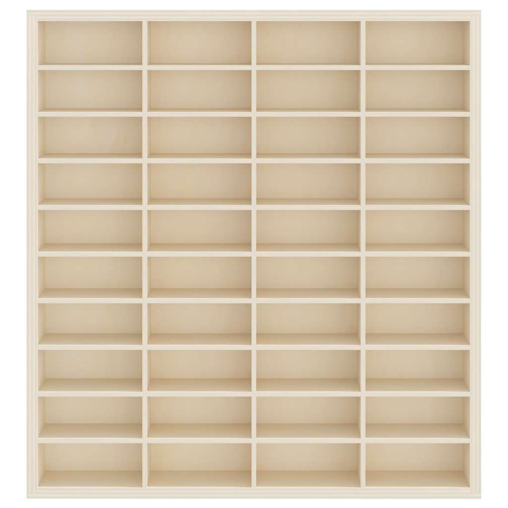 vidaXL Wall Display Case Wall-Mounted Beige 40 x 4.5 x 43 cm