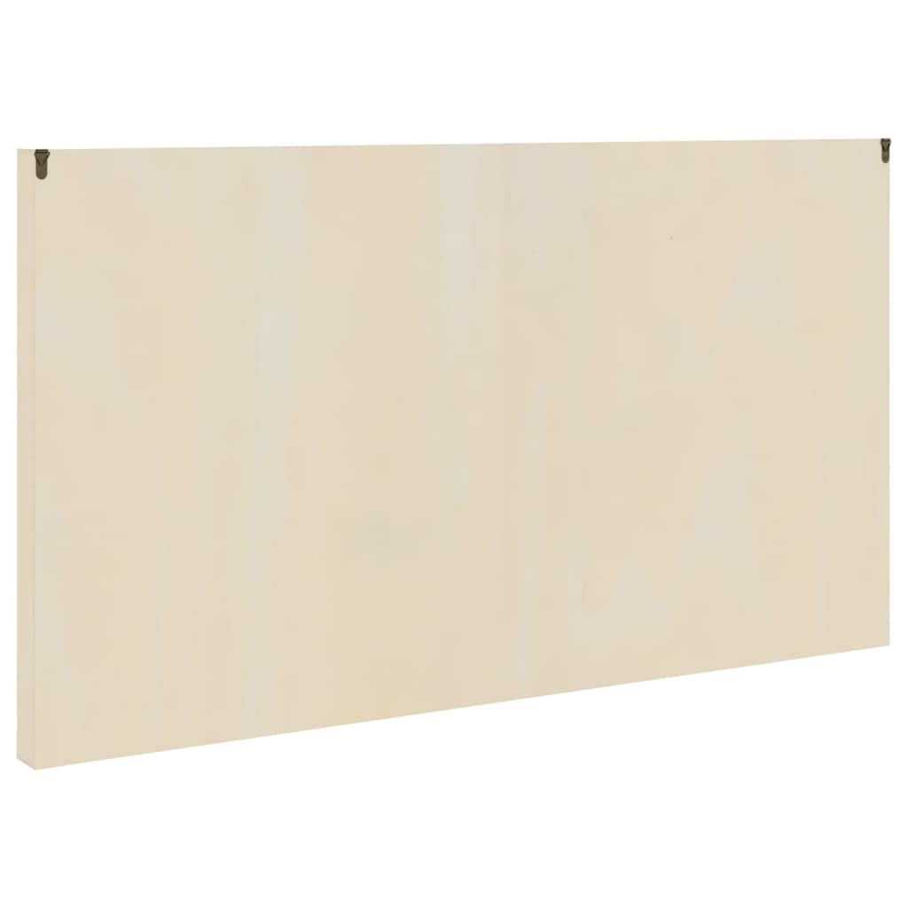vidaXL Wall Display Case Beige 98 x 4.5 x 55 cm Engineered Wood