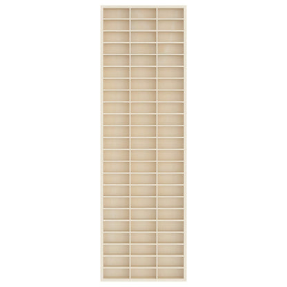 vidaXL Wall Display Case Beige 30 x 4.5 x 96 cm Engineered Wood