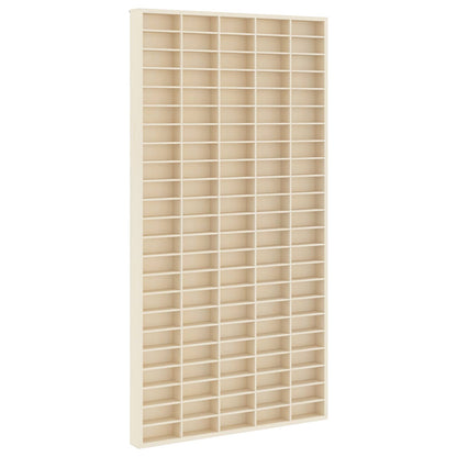 vidaXL Wall Display Case Beige 50 x 4.5 x 96 cm Engineered Wood