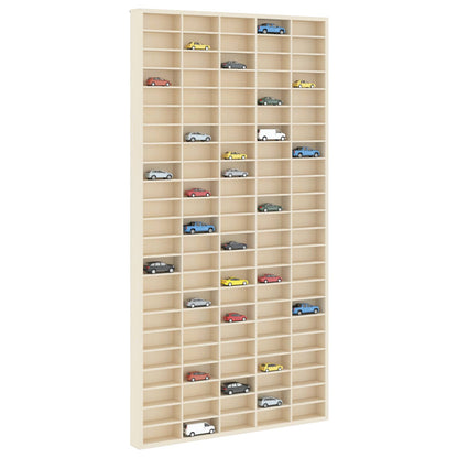 vidaXL Wall Display Case Beige 50 x 4.5 x 96 cm Engineered Wood
