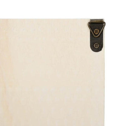 vidaXL Wall Display Case Beige 40 x 8.5 x 37 cm Engineered Wood