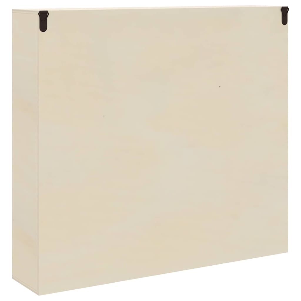 vidaXL Wall Display Case Beige 40 x 8.5 x 37 cm Engineered Wood