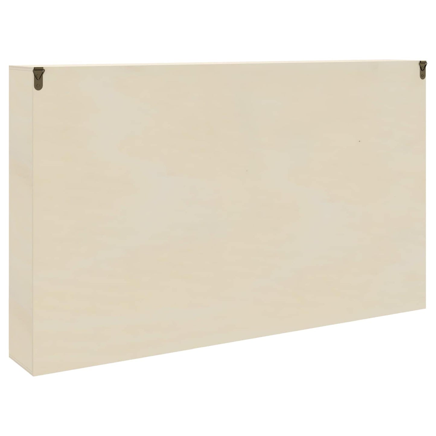 vidaXL Wall Display Case Wall-Mounted Beige 60 x 8.5 x 37 cm