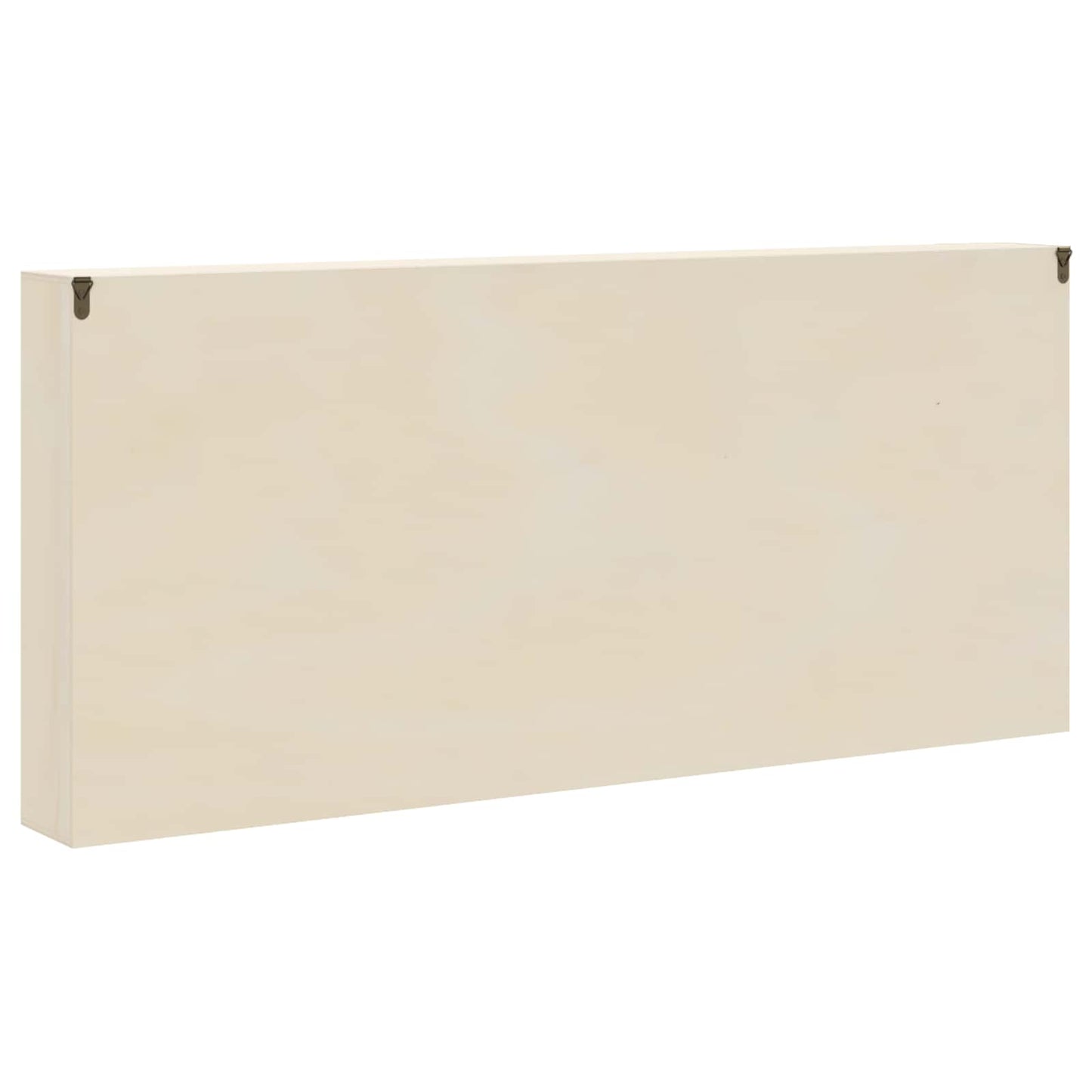 vidaXL Wall Display Case Wall-Mounted Beige 80 x 8.5 x 36 cm