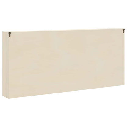 vidaXL Wall Display Case Wall-Mounted Beige 80 x 8.5 x 36 cm