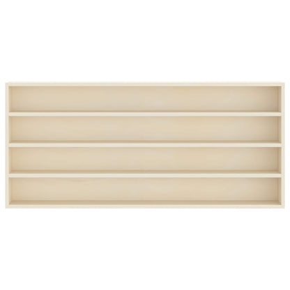 vidaXL Wall Display Case Wall-Mounted Beige 80 x 8.5 x 36 cm