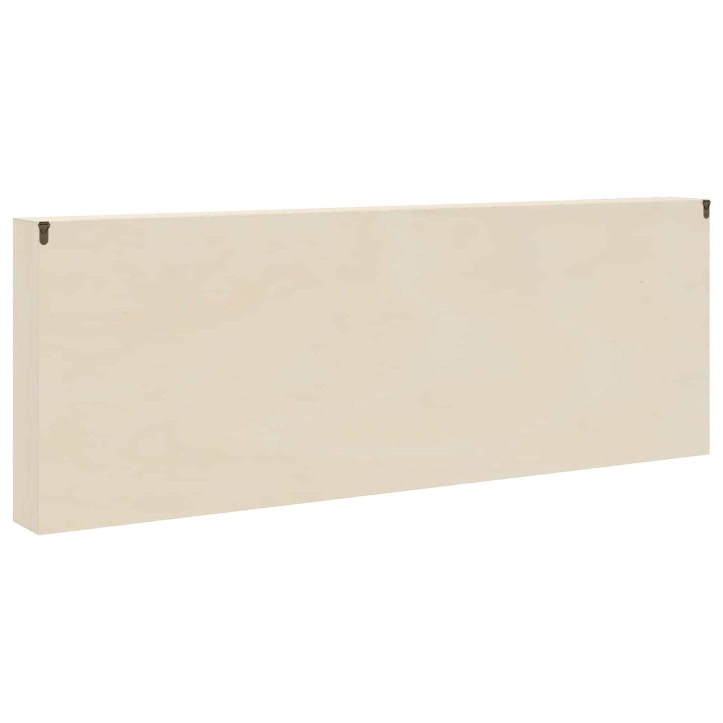 vidaXL Wall Display Case Wall-Mounted Beige 100 x 8.5 x 36 cm