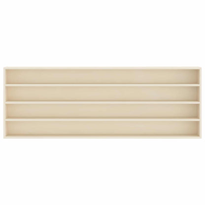vidaXL Wall Display Case Wall-Mounted Beige 100 x 8.5 x 36 cm