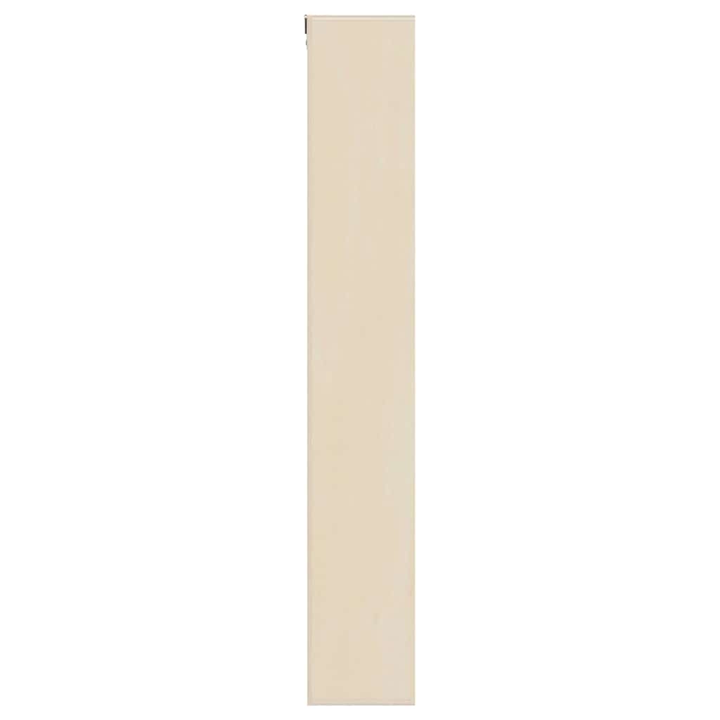 vidaXL Wall Display Case with Shelf Beige 60 x 8.5 x 54 cm Plywood