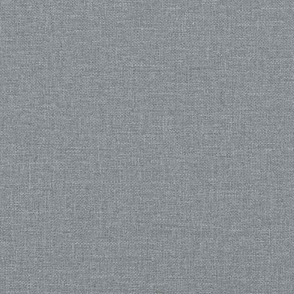 vidaXL Bed Frame with Upholstered Headboard Light Grey 90 x 190 cm